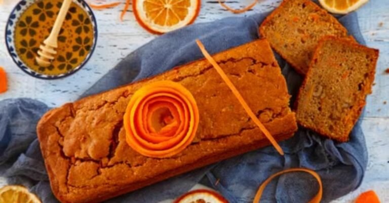 Low-Carb High-Protein Carrot Cake Loaf