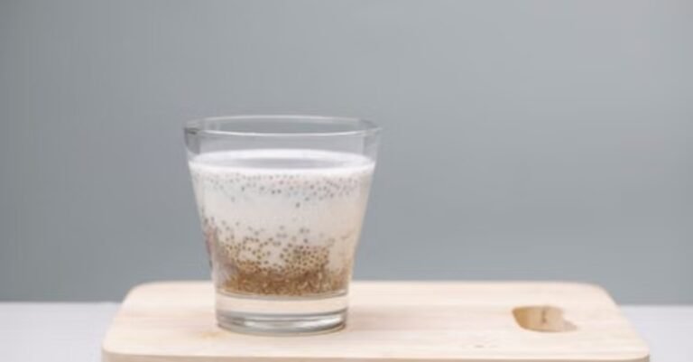 Overnight Banana Chia Seed Milk Pudding (Low-Carb Friendly)