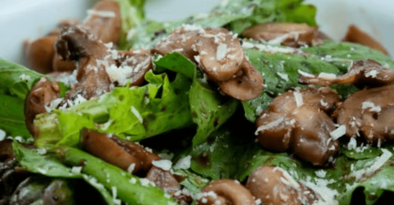 Low-Carb Cheeseburger Bowl with Sautéed Mushrooms & Swiss Cheese