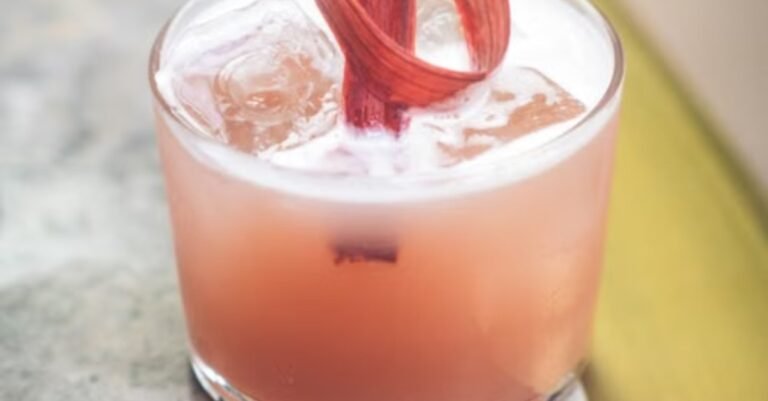 Tart & Sweet Keto-Friendly Rhubarb Liqueur