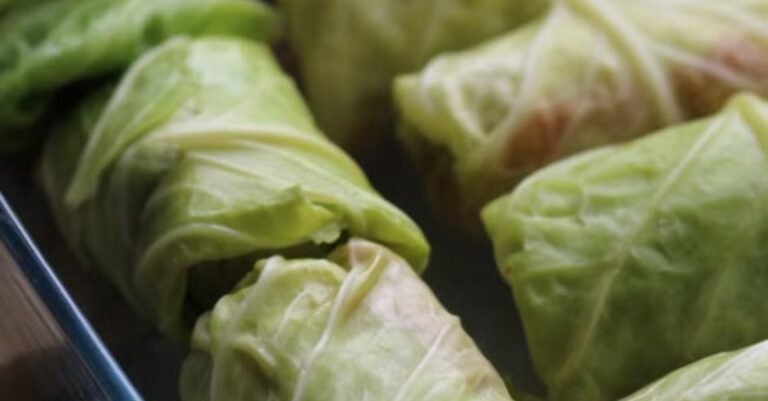 Savory Beef and Cauliflower Rice Cabbage Rolls (High Protein)