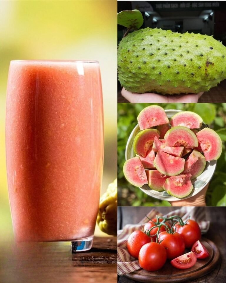 Soursop, Guava, and Tomato Wellness Juice