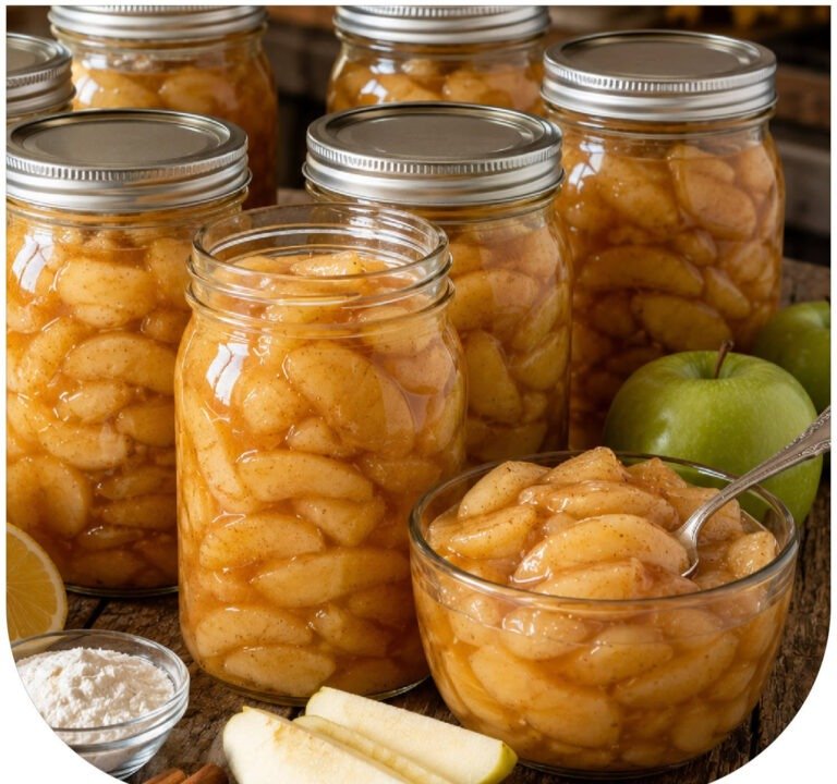 Easy Low-Carb Canned Apple Pie Filling (High Protein Friendly)