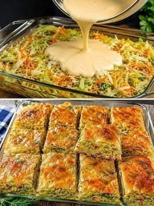 Hearty Cabbage & Carrot Casserole with Herbs