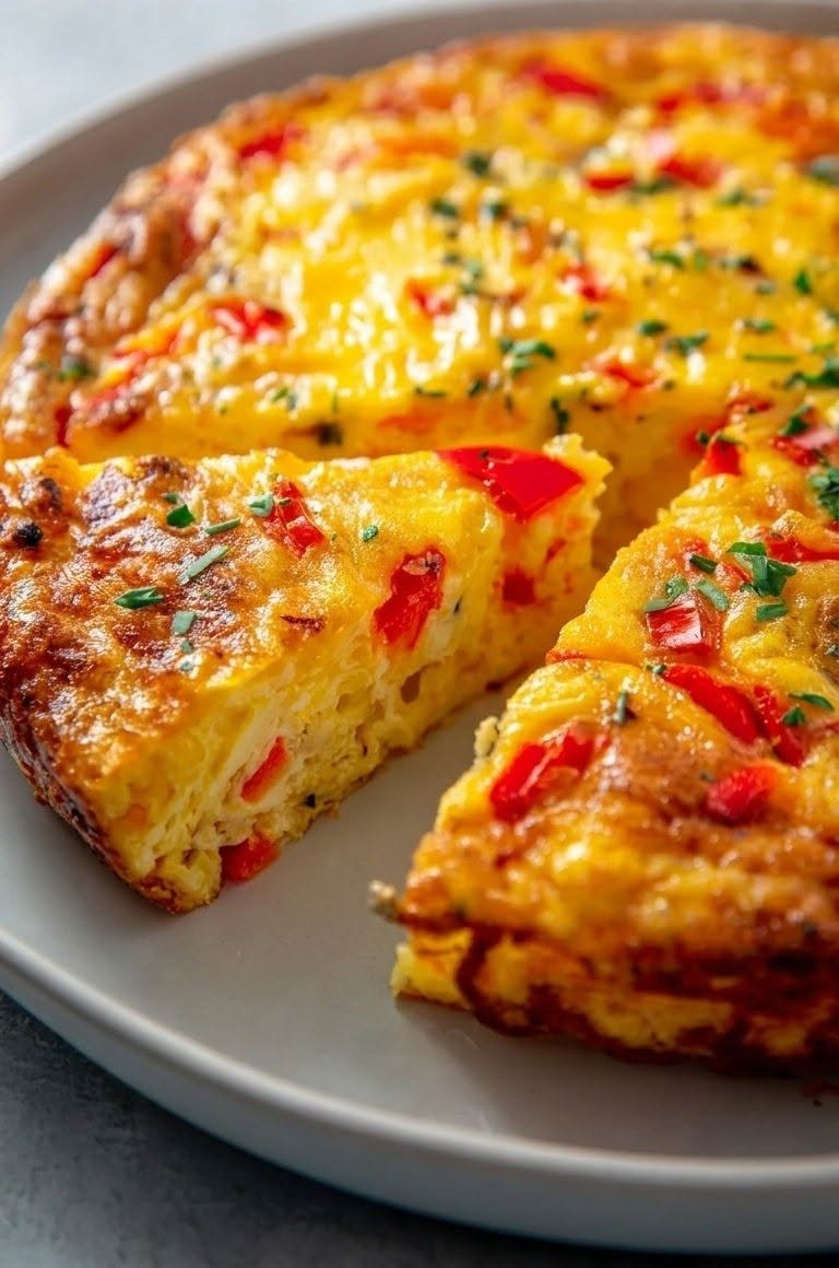 Crispy Air Fryer Egg White and Hash Brown Casserole (High Protein, Low Calorie)