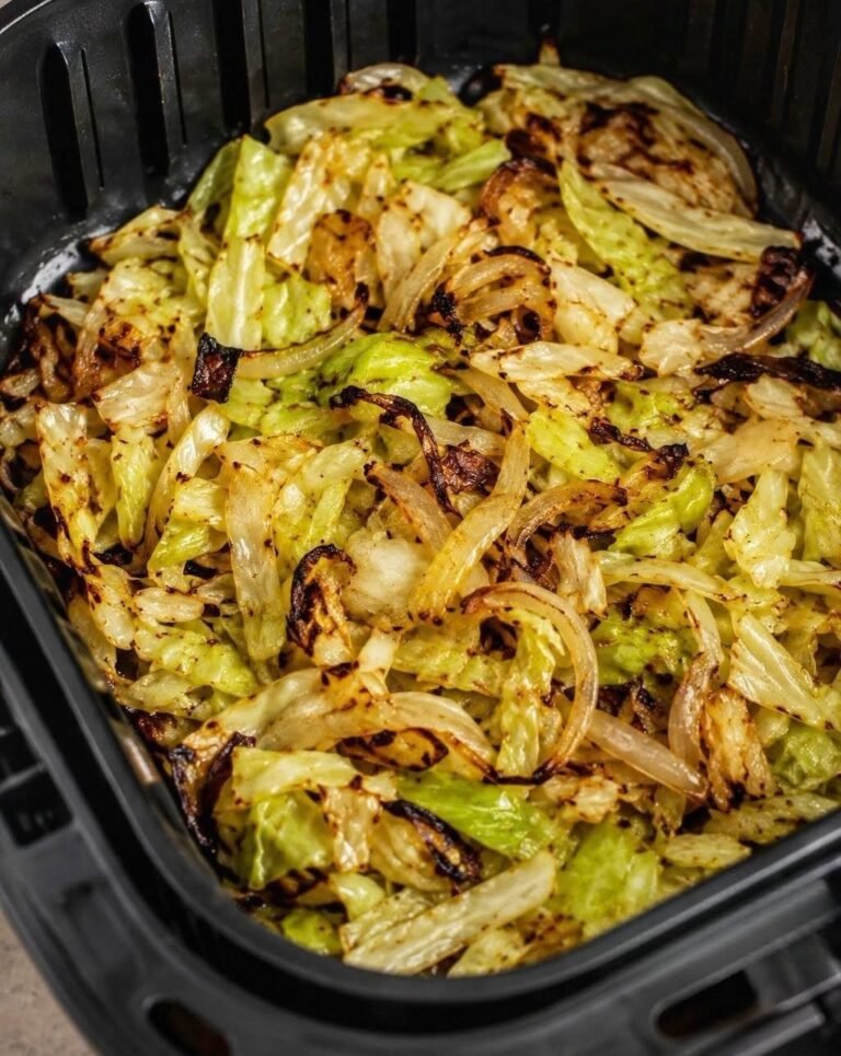 Easy 15-Minute Air Fryer Cabbage Steaks (Low-Carb & High-Protein Side)