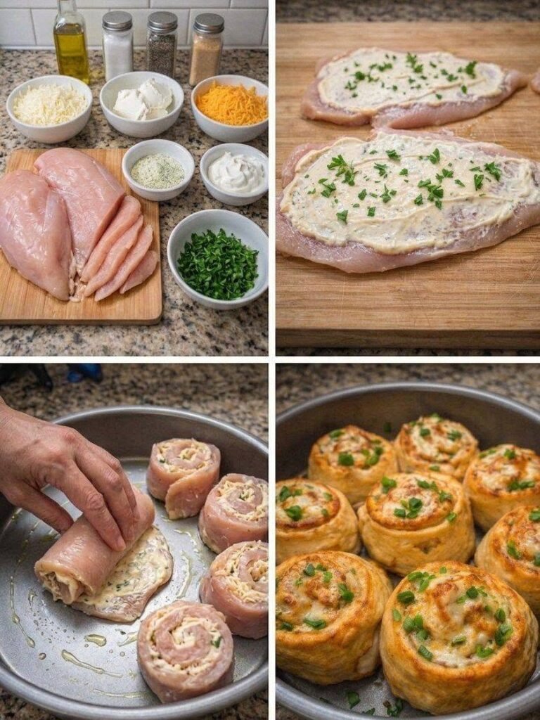 15-Minute Low-Carb Bacon Ranch Chicken Pinwheels