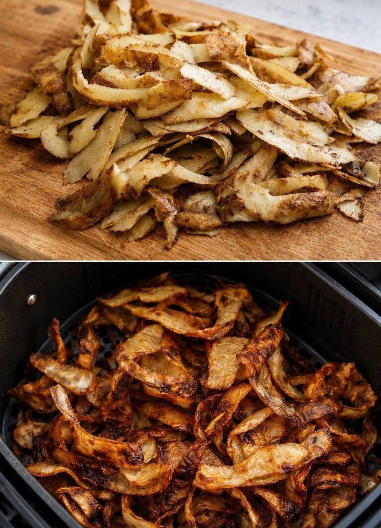 Easy Zero-Waste Air Fryer Potato Peel Chips
