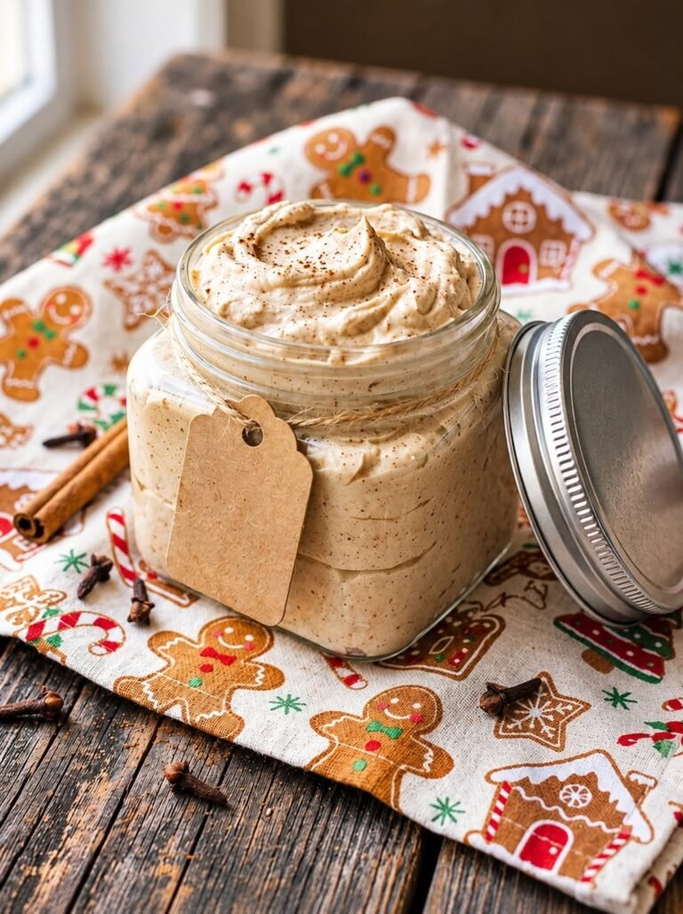 Decadent Gingerbread Body Butter: Ultra-Creamy Low-Carb Protein Spread