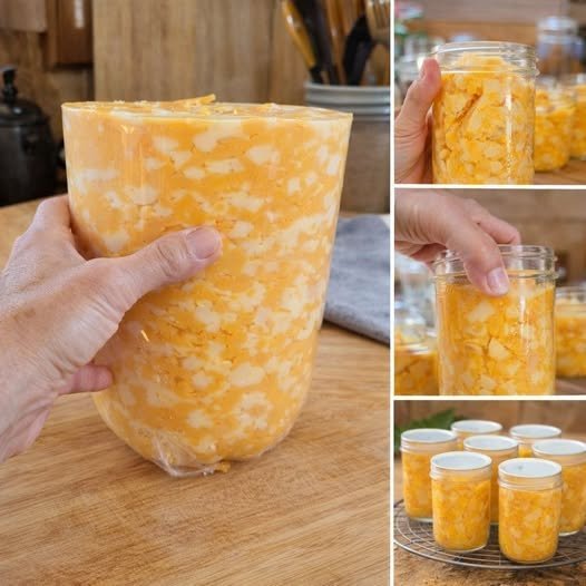 Home-Canned Cheddar & Colby Spread: High Protein, Low-Carb Pantry Staple