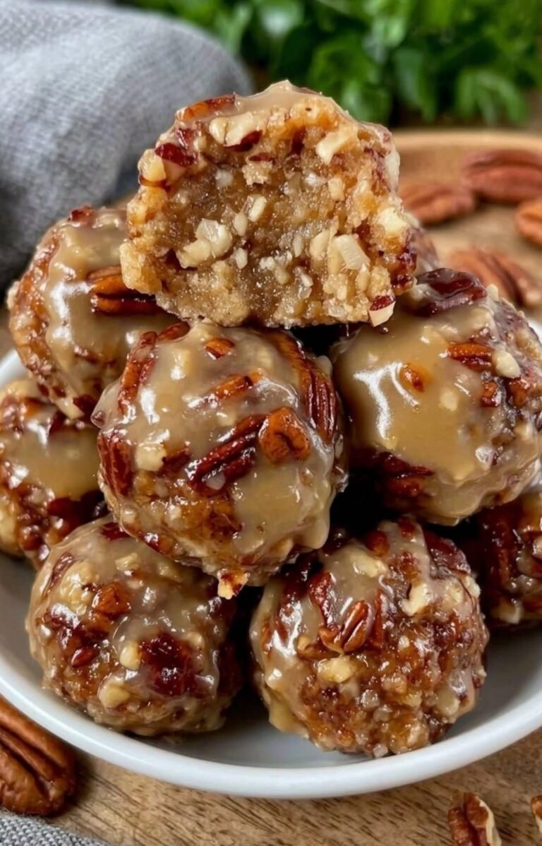 No-Bake High-Protein Pecan Pie Truffles (Healthy Snack)