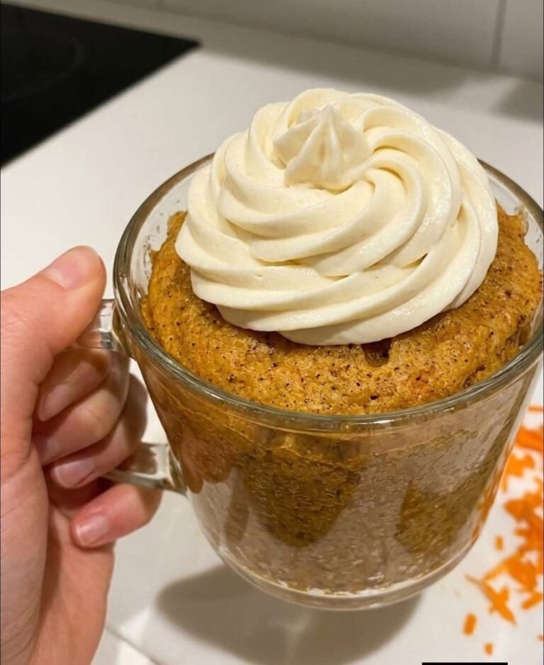 Single-Serve High-Protein Carrot Cake Mug Cake