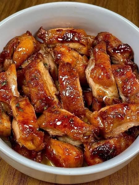 Easy Low-Carb Sticky Honey Garlic Chicken Bites