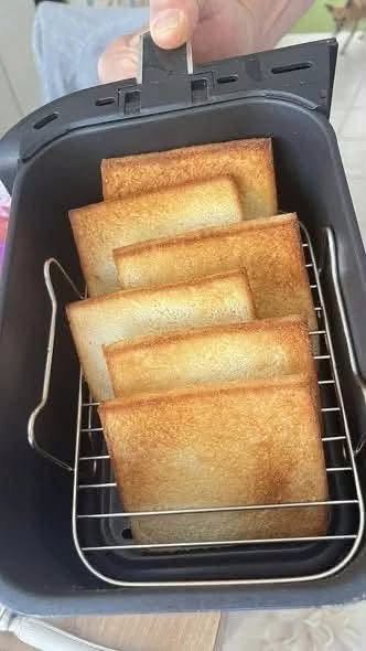 Crispy Low-Carb Air Fryer Custard Toast for Healthy Weight Loss