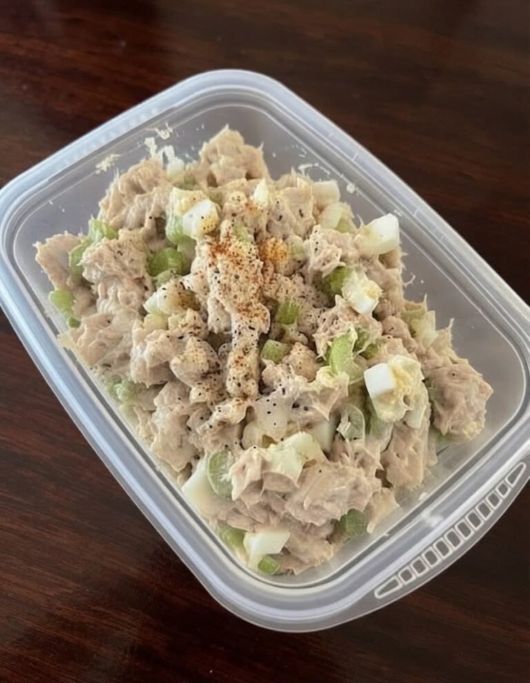 Creamy High-Protein Tuna Egg Salad (Keto & Weight-Loss Friendly)