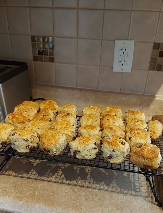 Easy High Protein English Fruit Scones (Low-Carb Afternoon Tea Recipe)