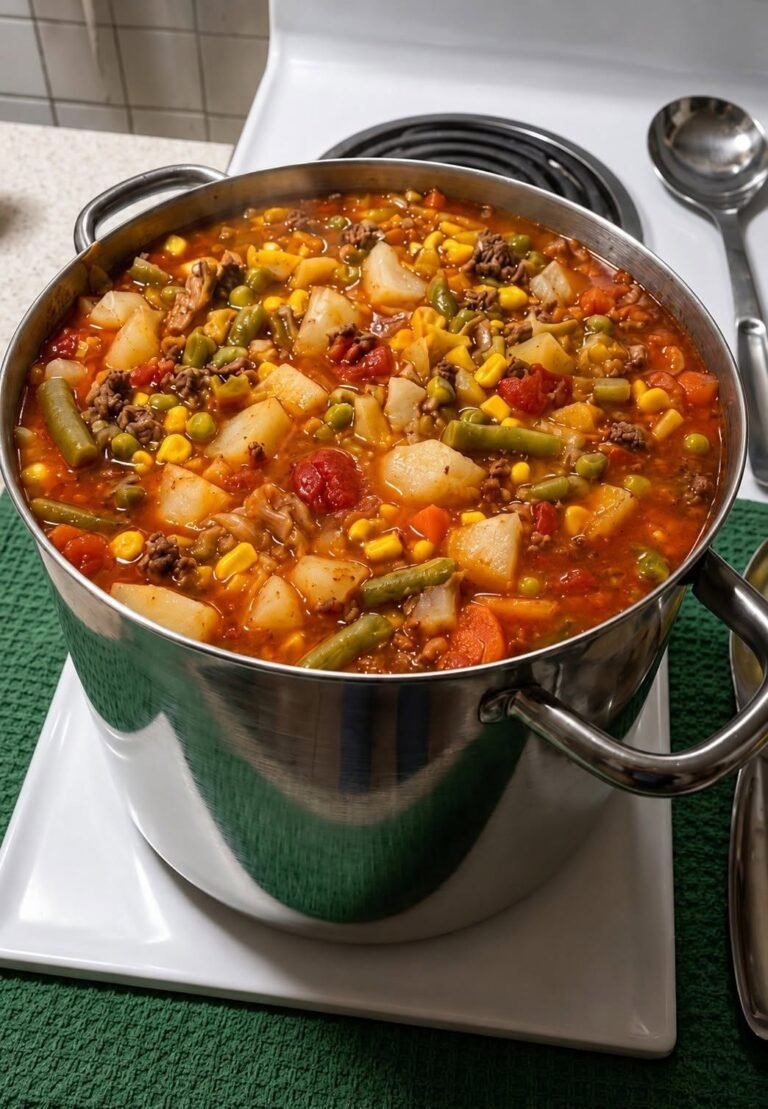 Hearty High-Protein Low-Carb Vegetable Beef Soup