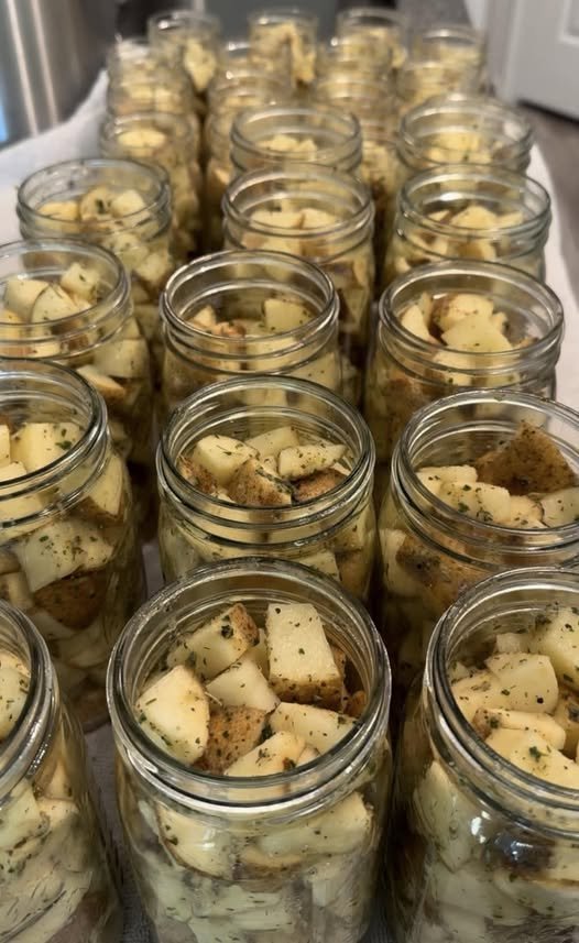 Savory Dry Packed Herb Roasted Potatoes with Protein Dip