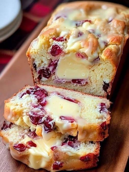 Keto-Friendly High-Protein Cranberry Swirl Loaf
