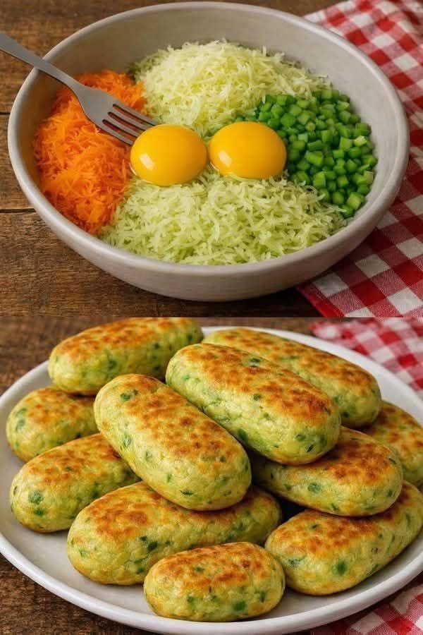 High Protein Low Carb Vegetable Egg Patties
