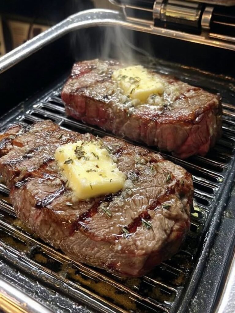 Easy 15-Minute Air Fryer Garlic Butter Steak (Low-Carb & Tender)