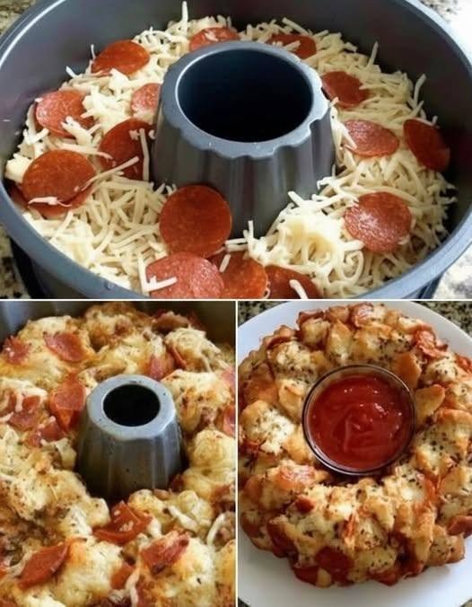 Low-Carb Pepperoni Mozzarella Stuffed Monkey Bread