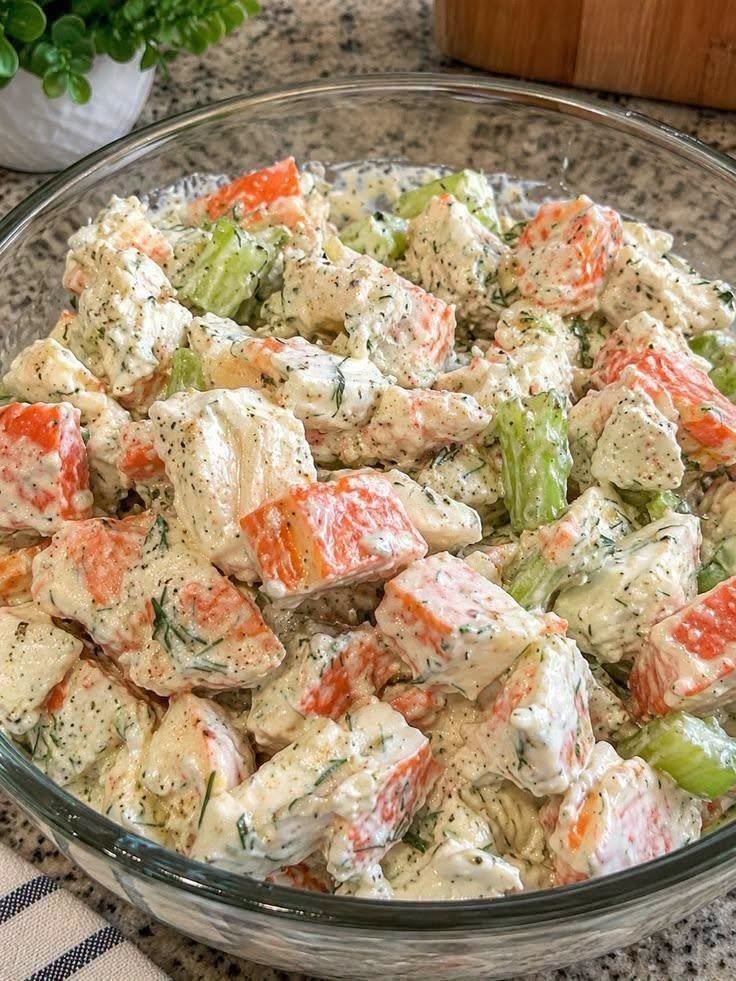 Easy High-Protein Low-Carb Crab Salad