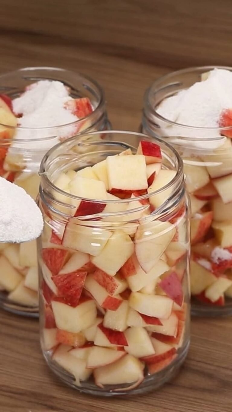 High Protein Low-Carb Spiced Apple Preserves (Quick Refrigerator Jars)