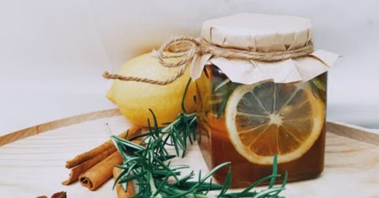 Fermented Garlic, Lemon, and Ginger Honey Tonic (Immune-Boosting Glaze)