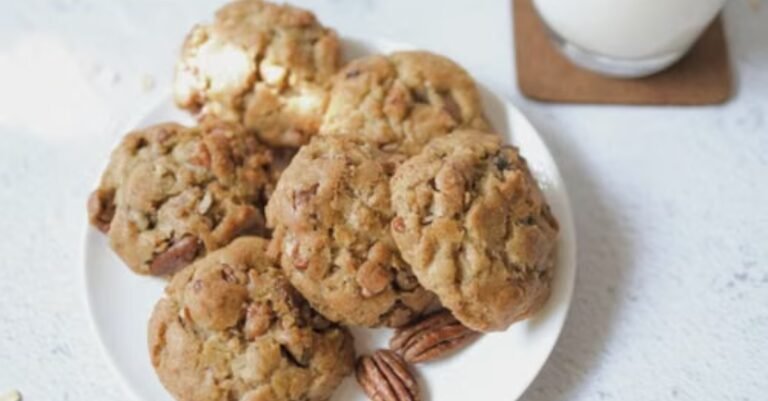 Chewy Low-Carb Pecan Cream Cheese Cookies with Whey Protein